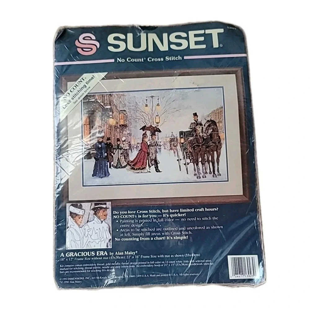 Lot Of 3 Vintage Cross‎ Stitch Kits